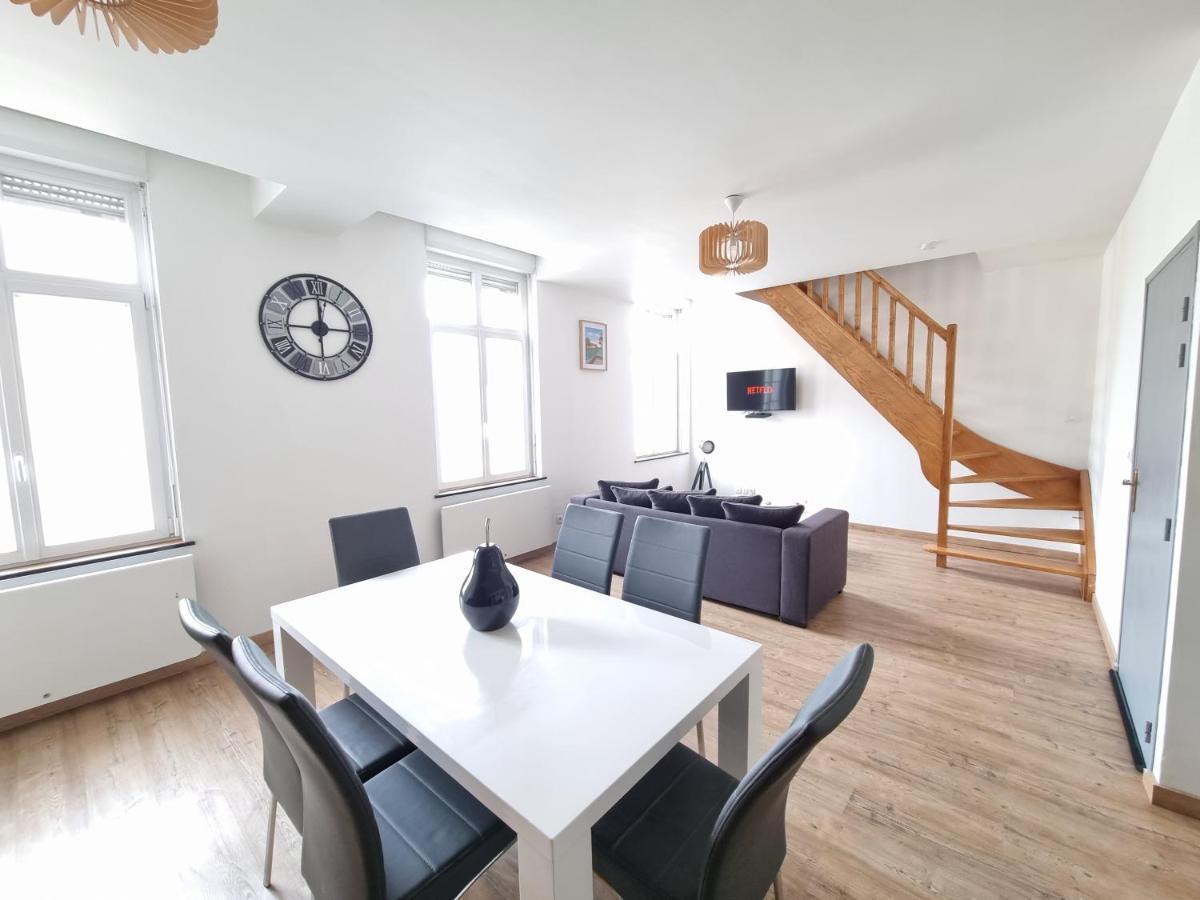 Apartamento Duplex idéal famille, 2 mn de St-Omer centre Saint-Martin-au-Laert Exterior foto